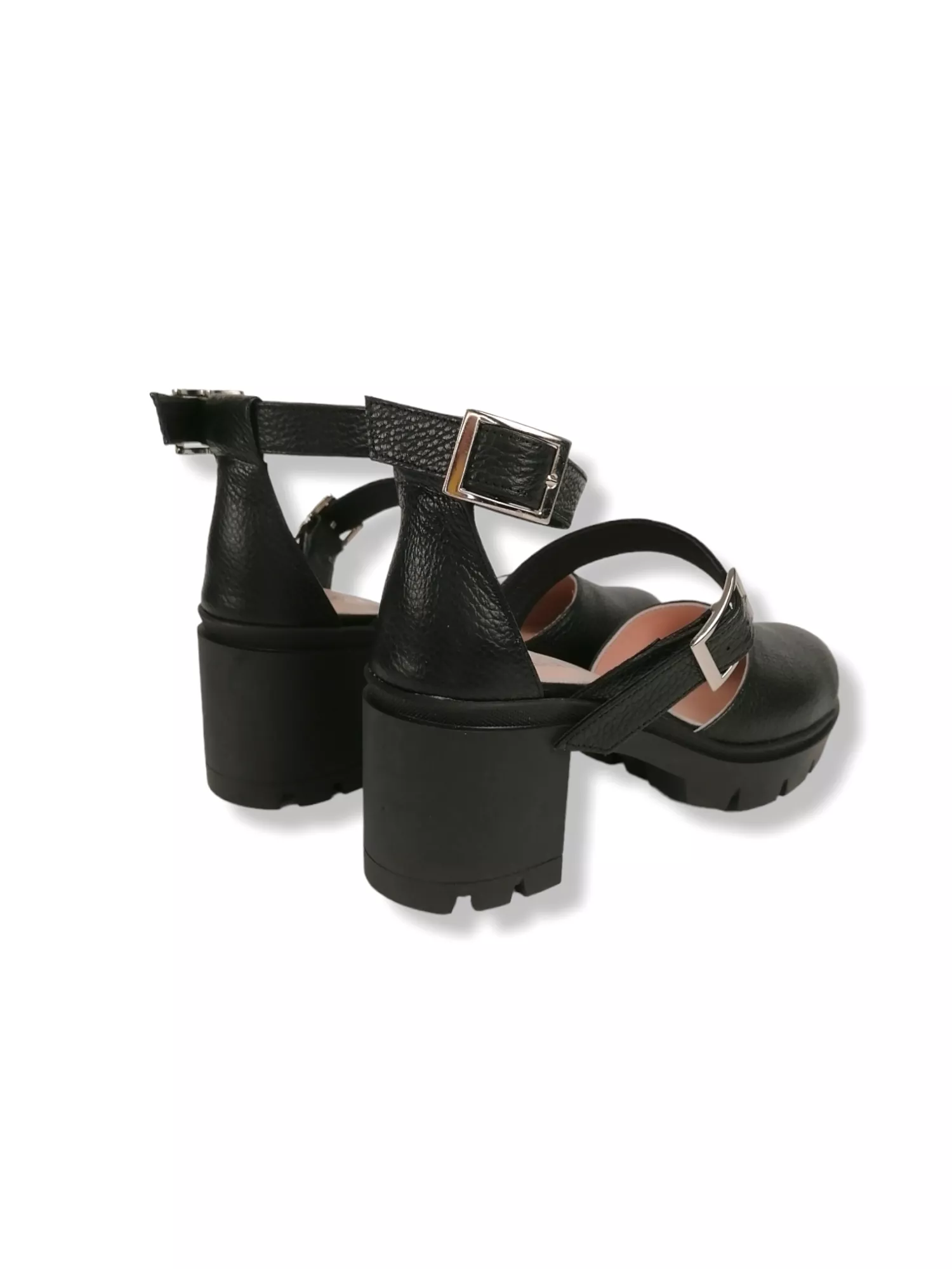 CLEMENCE BLACK RUBBER HEELS (7,5C