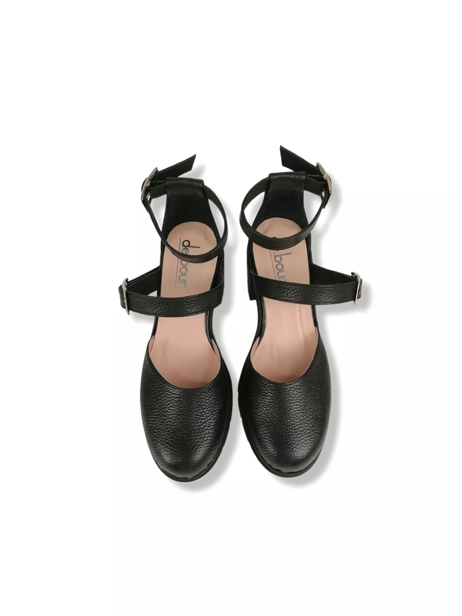 CLEMENCE BLACK RUBBER HEELS (7,5C