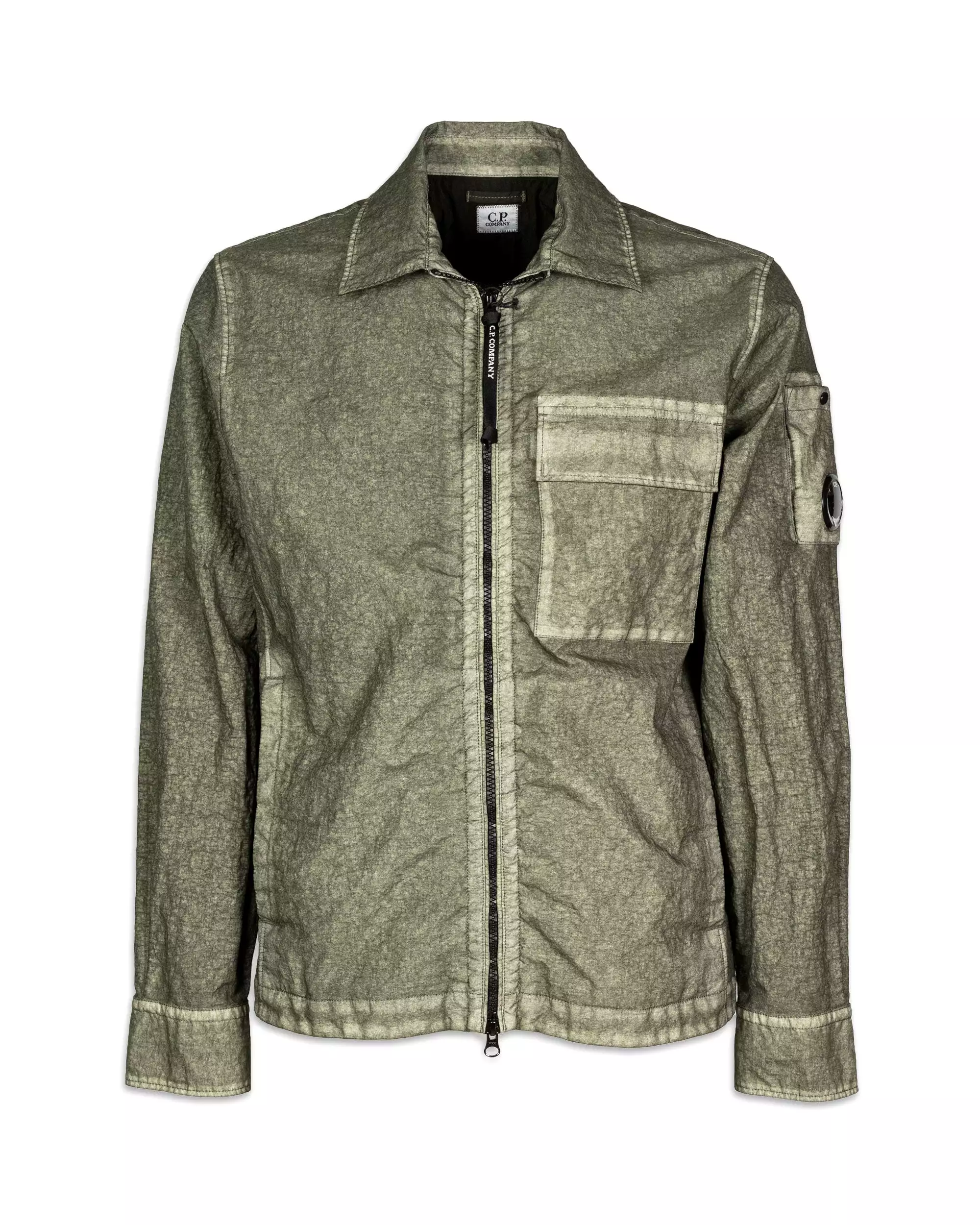 CP Company Overshirt Co-Ted Verde Militare