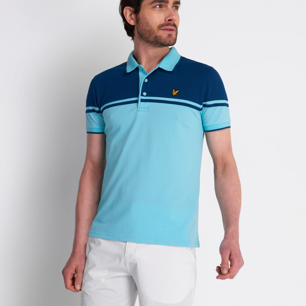 Croft Polo Pale Marine