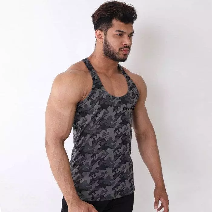 Dark Knight Camo Stringer- Dry Fit- Sale