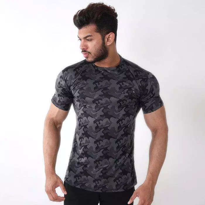 Dark Knight Camo Tshirt- Muscle Fit- Sale