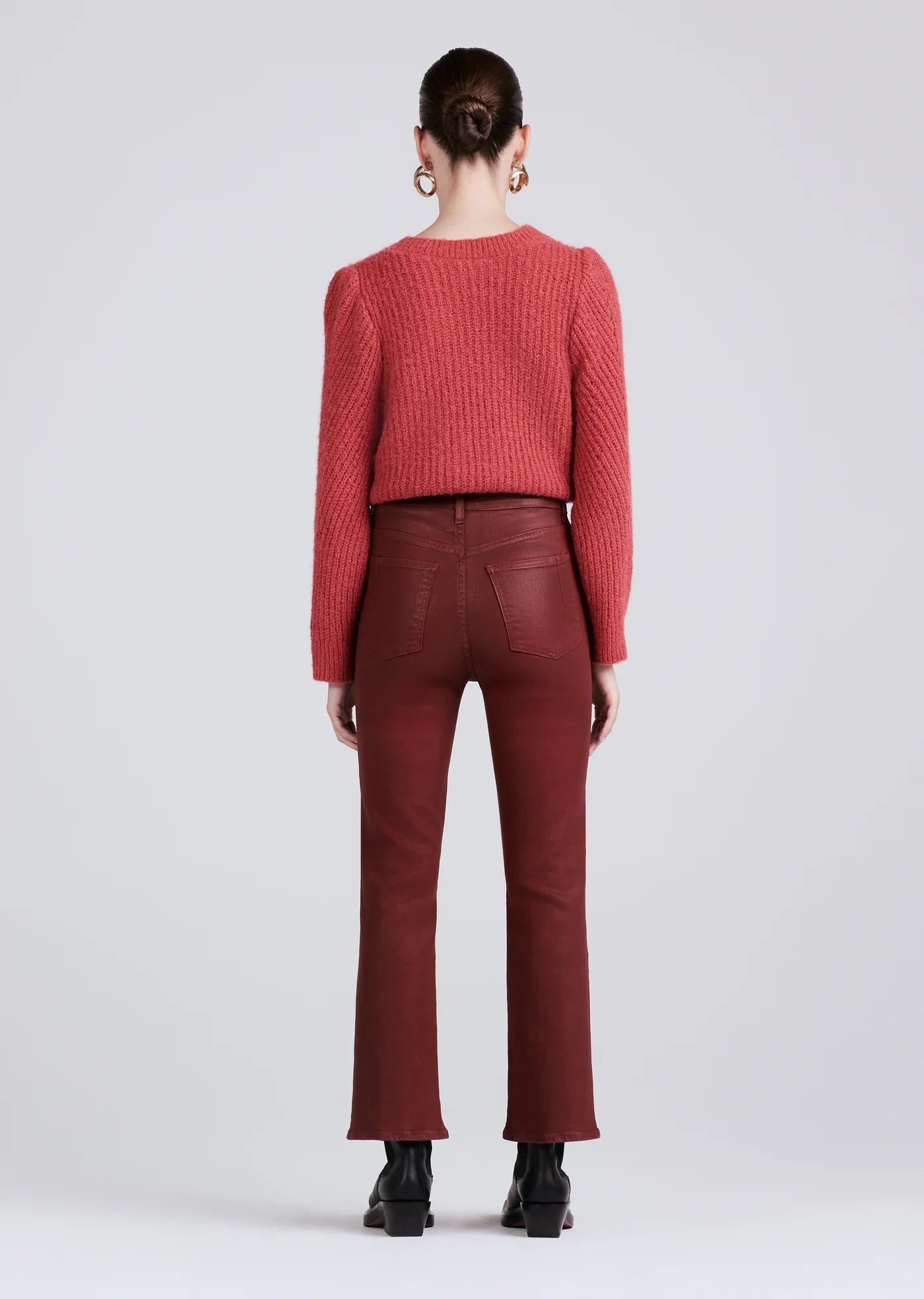 Derek Lam 10 Crosby Mira Front Slit Crop Flare