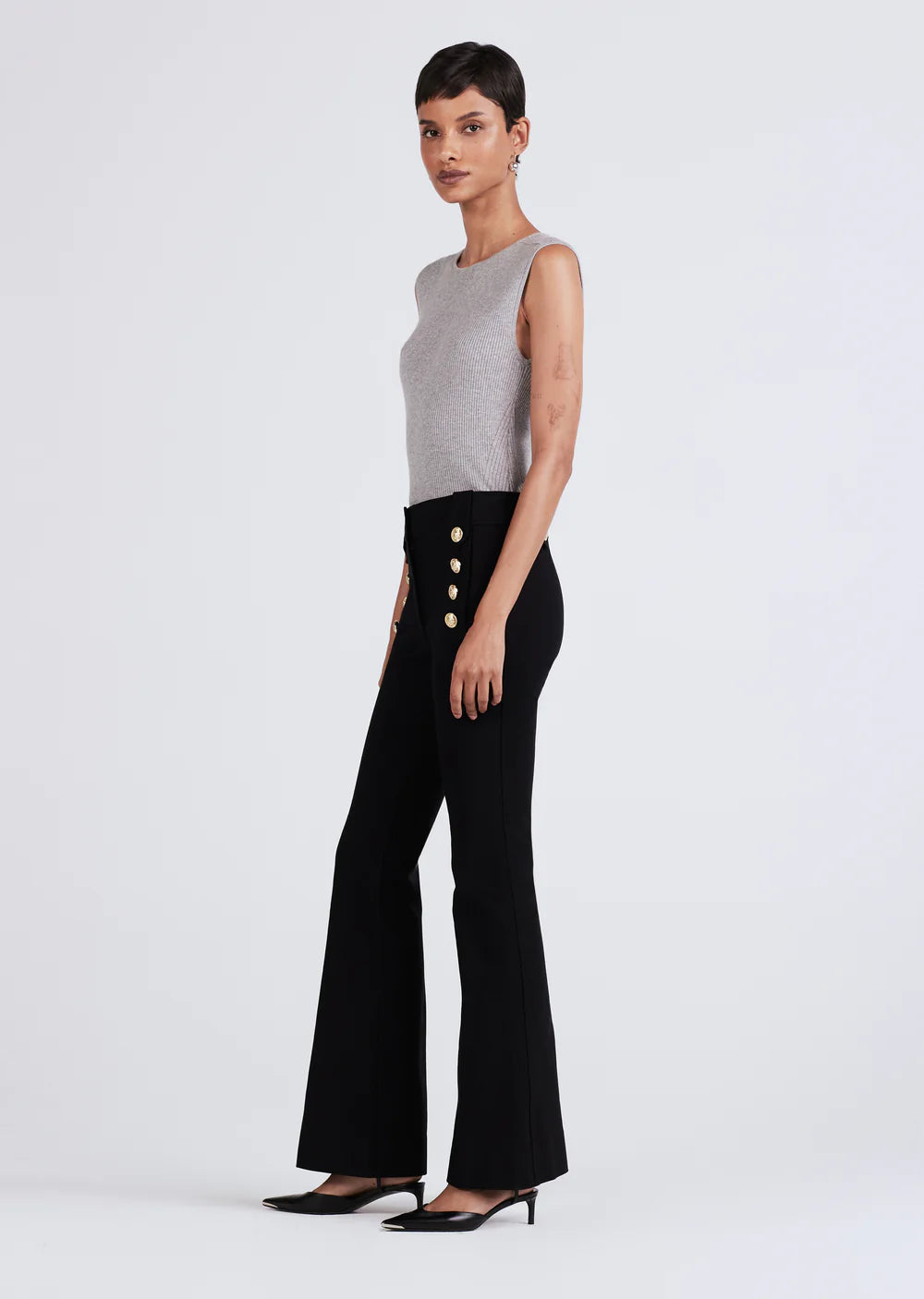 Derek Lam 10 Crosby Robertson Flare Trouser