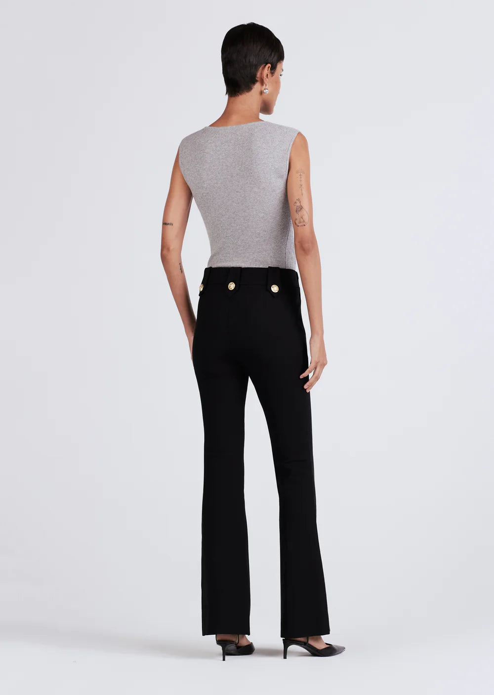 Derek Lam 10 Crosby Robertson Flare Trouser