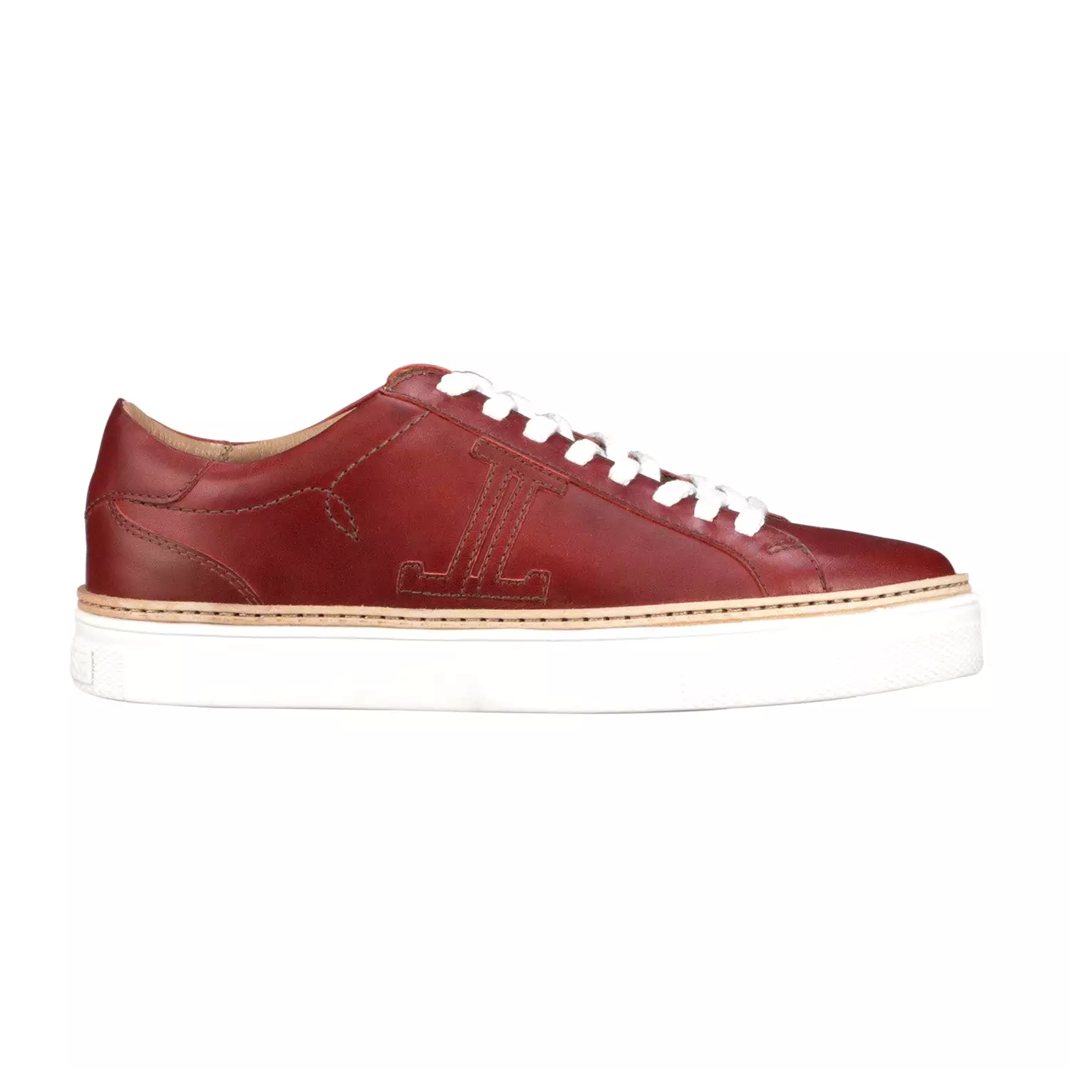 Double L Lace Up Sneaker :: Red