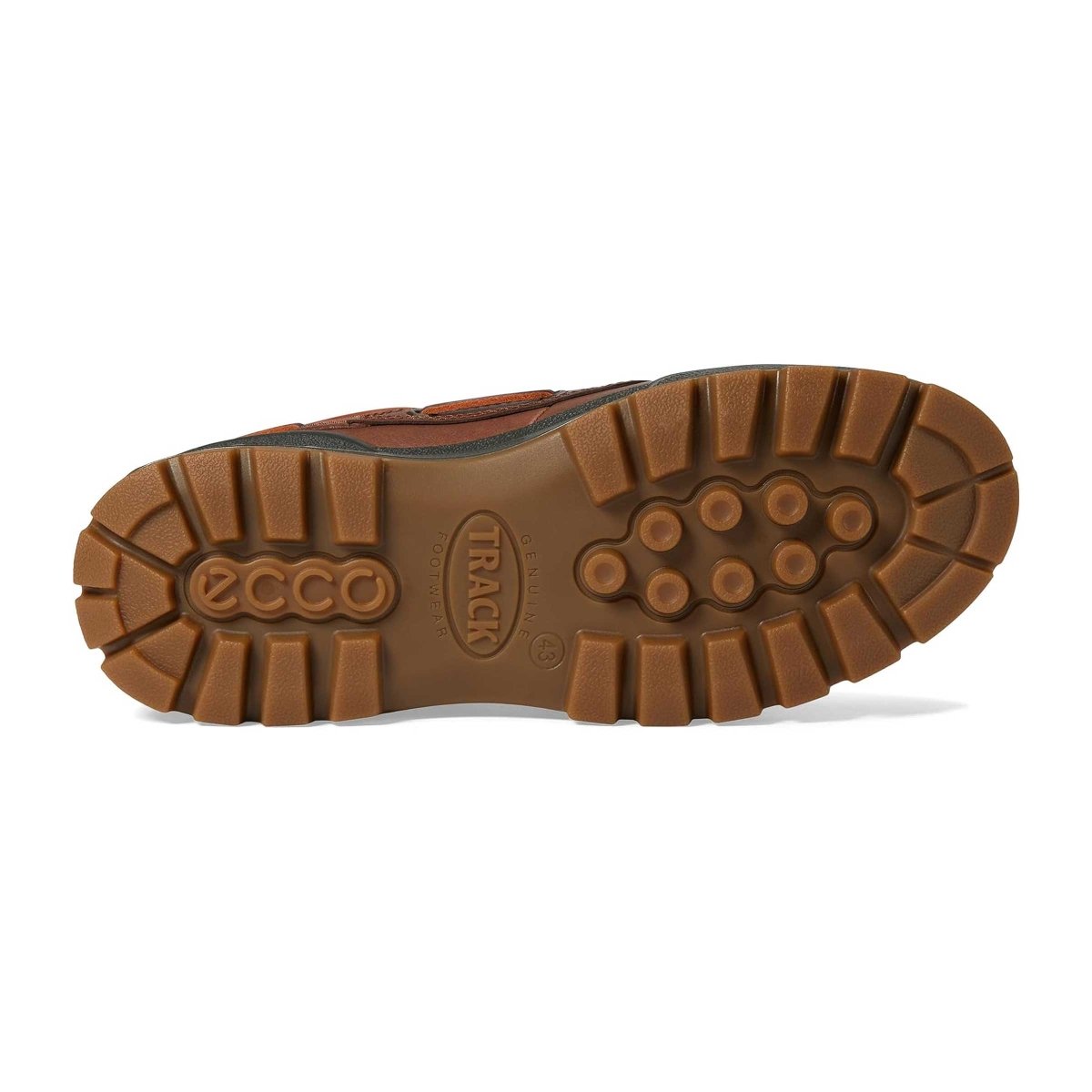 Ecco Men's Track 25 Moc Boat Shoe Bison/Cognac