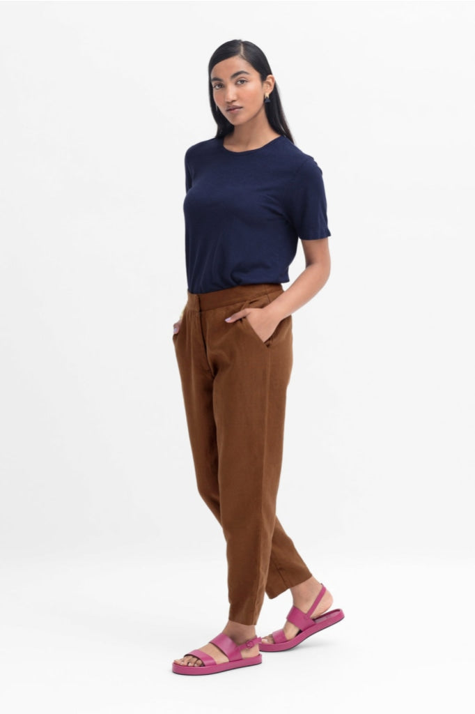 Elk The Label - Fiene Pants - Bronze Brown