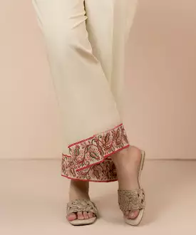 Embroidered Cambric Culottes