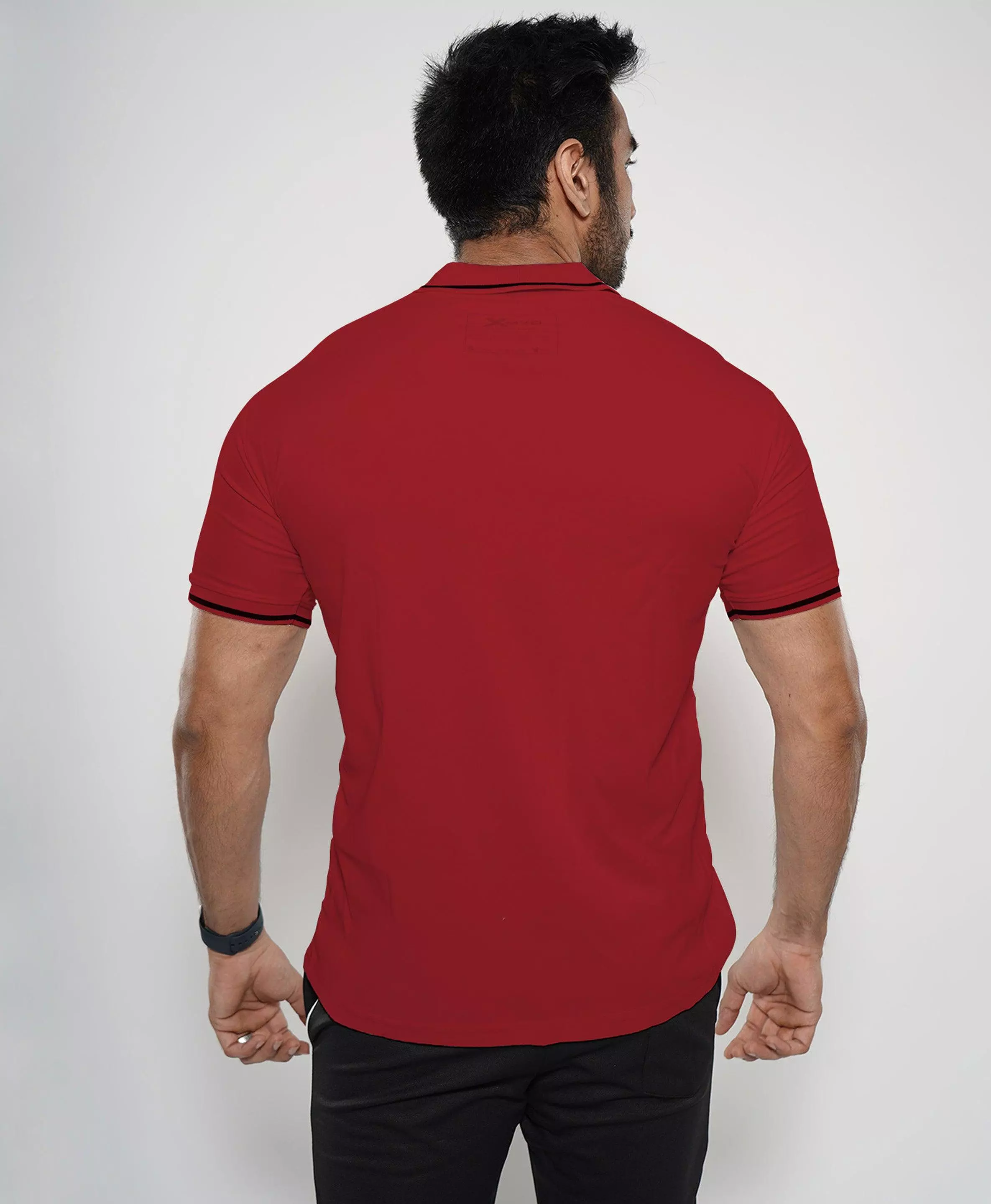 Epic GymX Polo Tee: Valentine Red - Sale