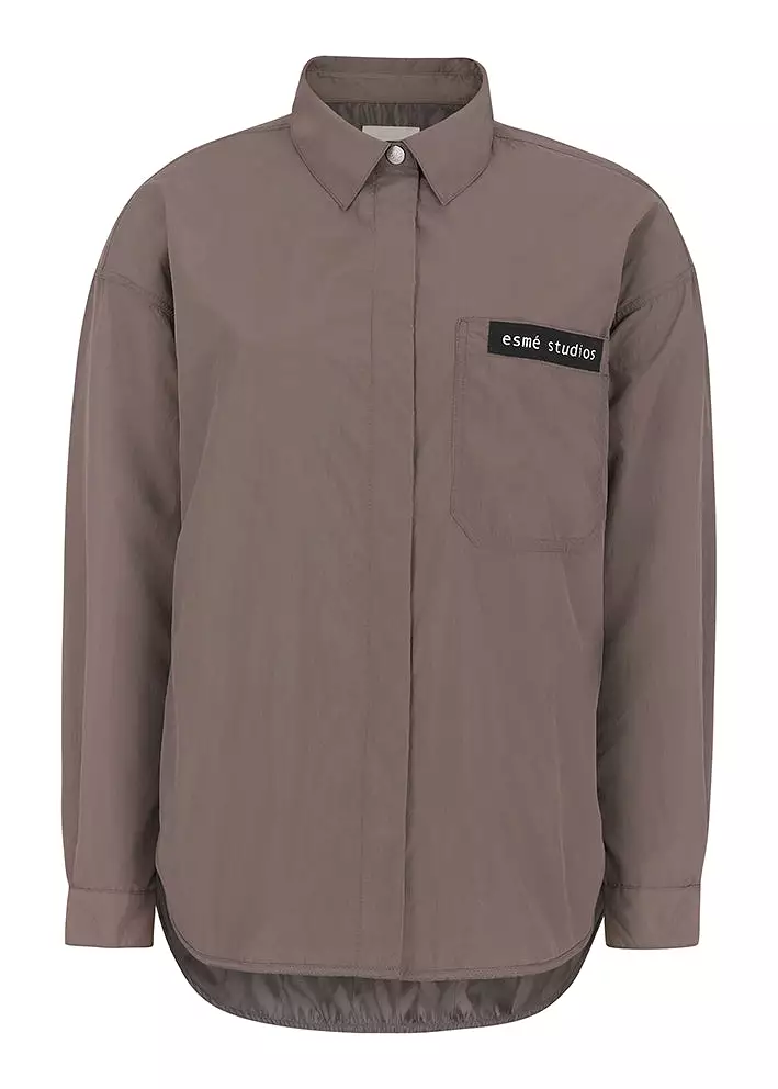 Esmé Studios Wilma Overshirt ES123-701 Skjorte - Falcon