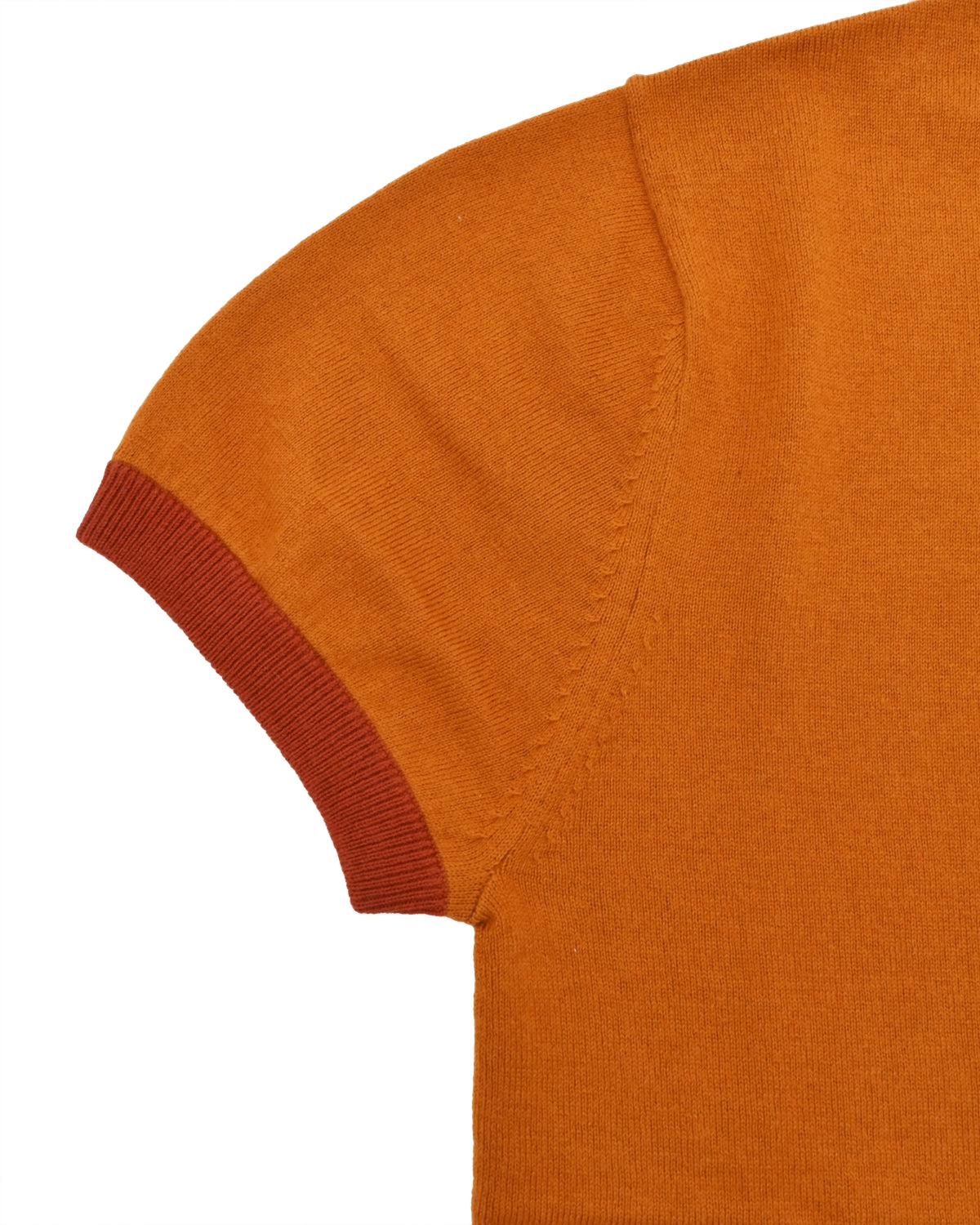 Extreme Cashmere Chloe Orange Ringer Tee