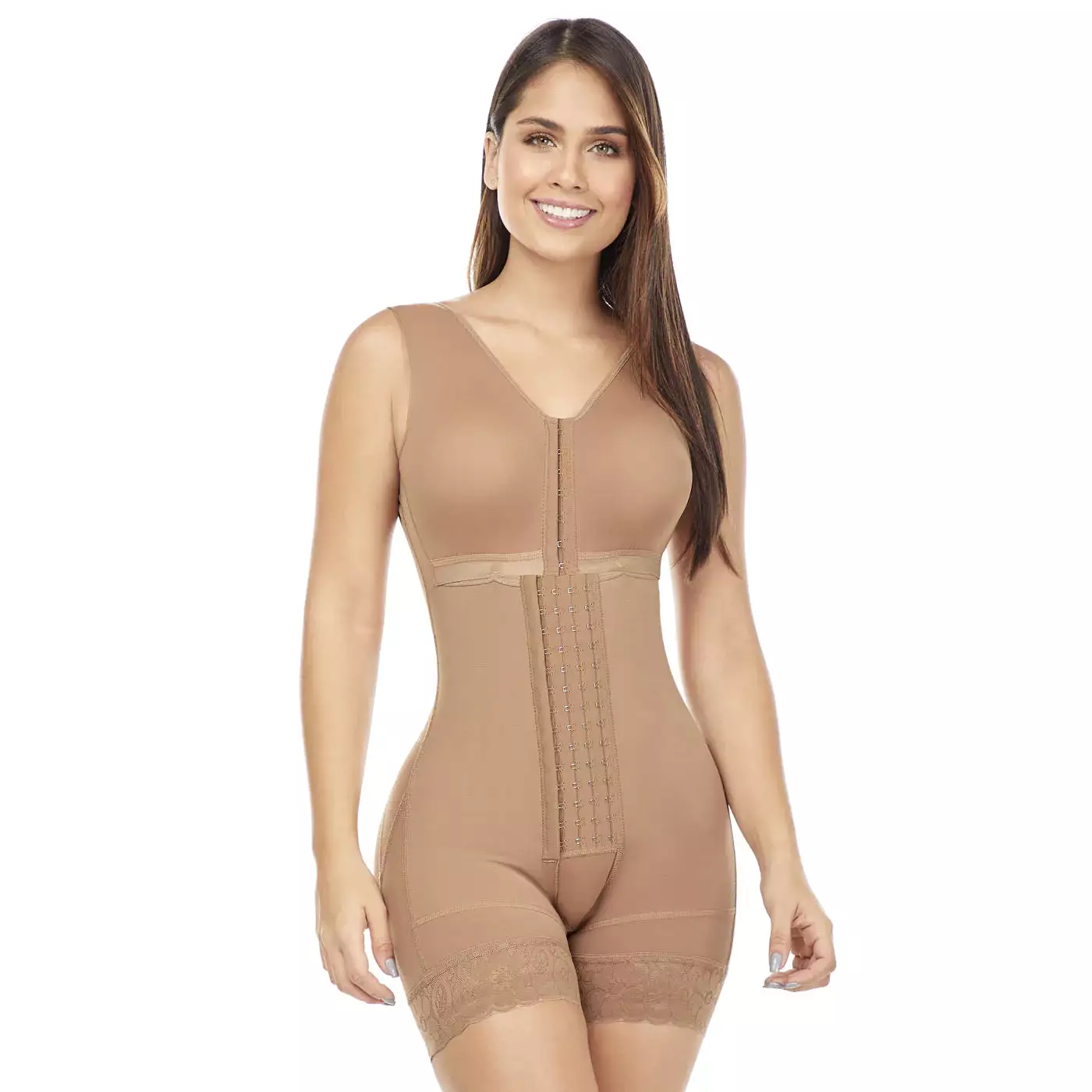 FAJAS MARIAE FQ102 | POST OP SHAPEWEAR FOR WOMEN | BRA & MID THIGH | POWERNET