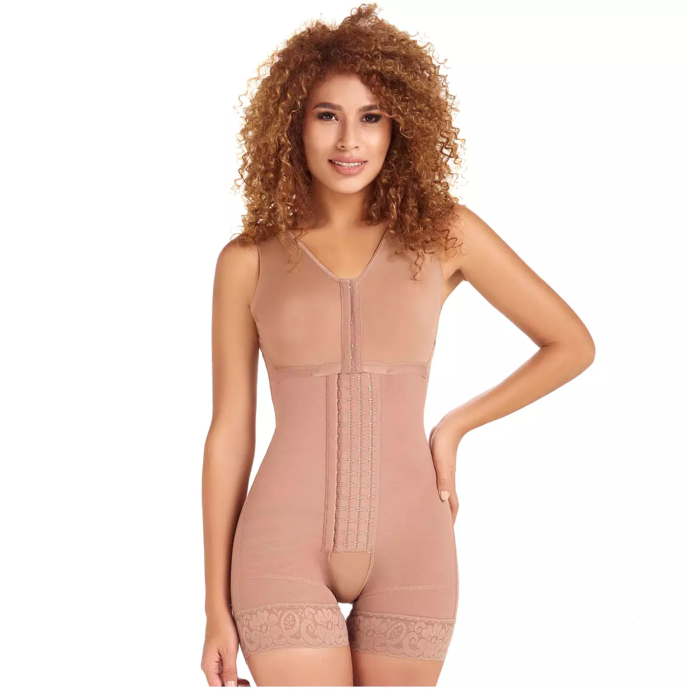 FAJAS MARIAE FQ102 | POST OP SHAPEWEAR FOR WOMEN | BRA & MID THIGH | POWERNET