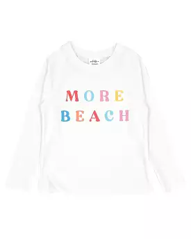 Feather 4 Arrow More Beach L/S Rashguard - White