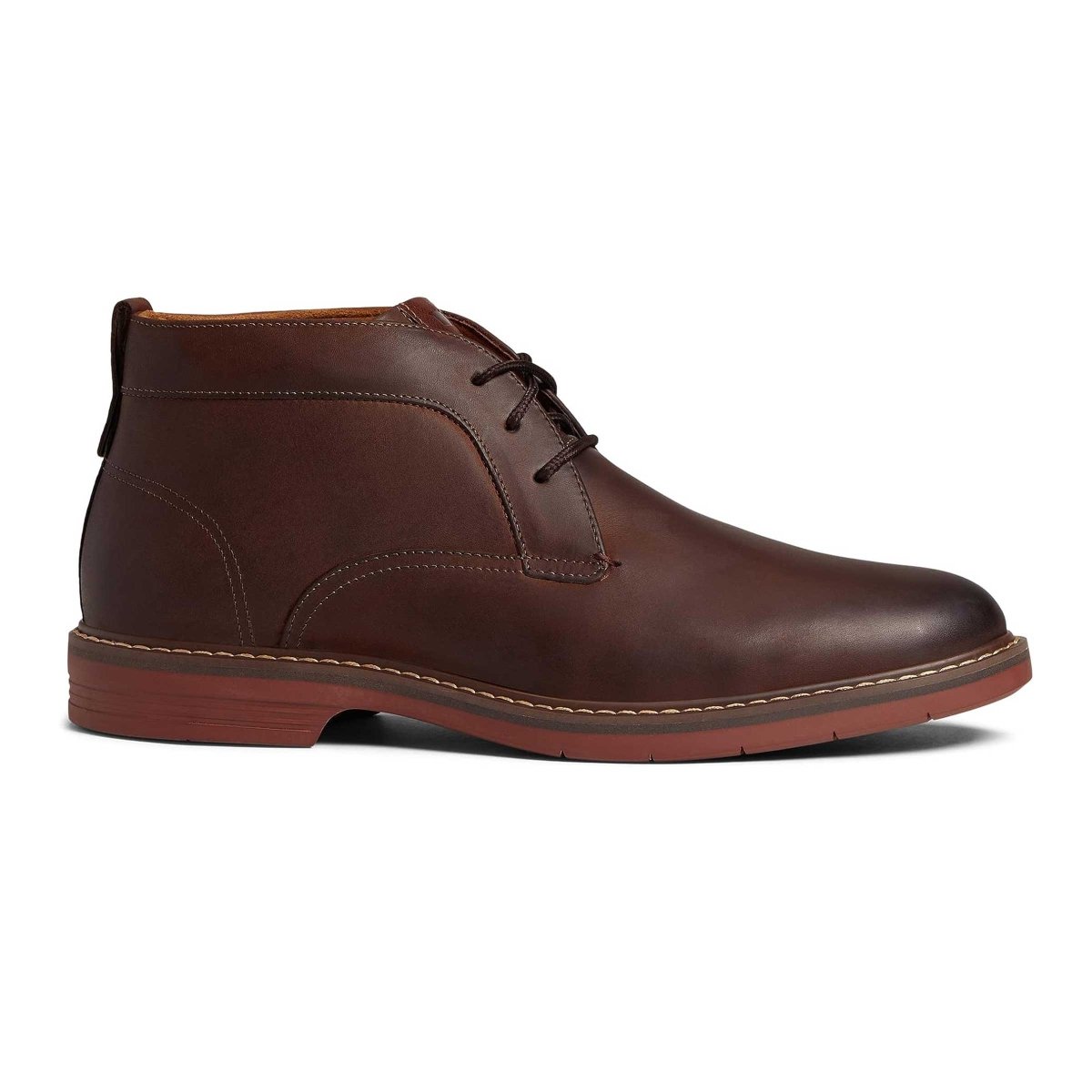 Florsheim Men's Norwalk Plain Toe Chukka Boot Brown Crazy Horse