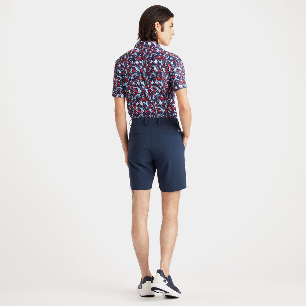 G/FORE PALM FRONDS TECH PIQU SLIM FIT POLO