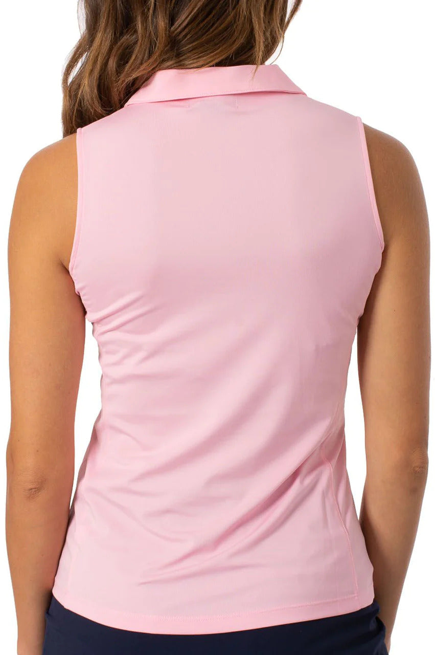 Golftini Polo S/less Light Pink