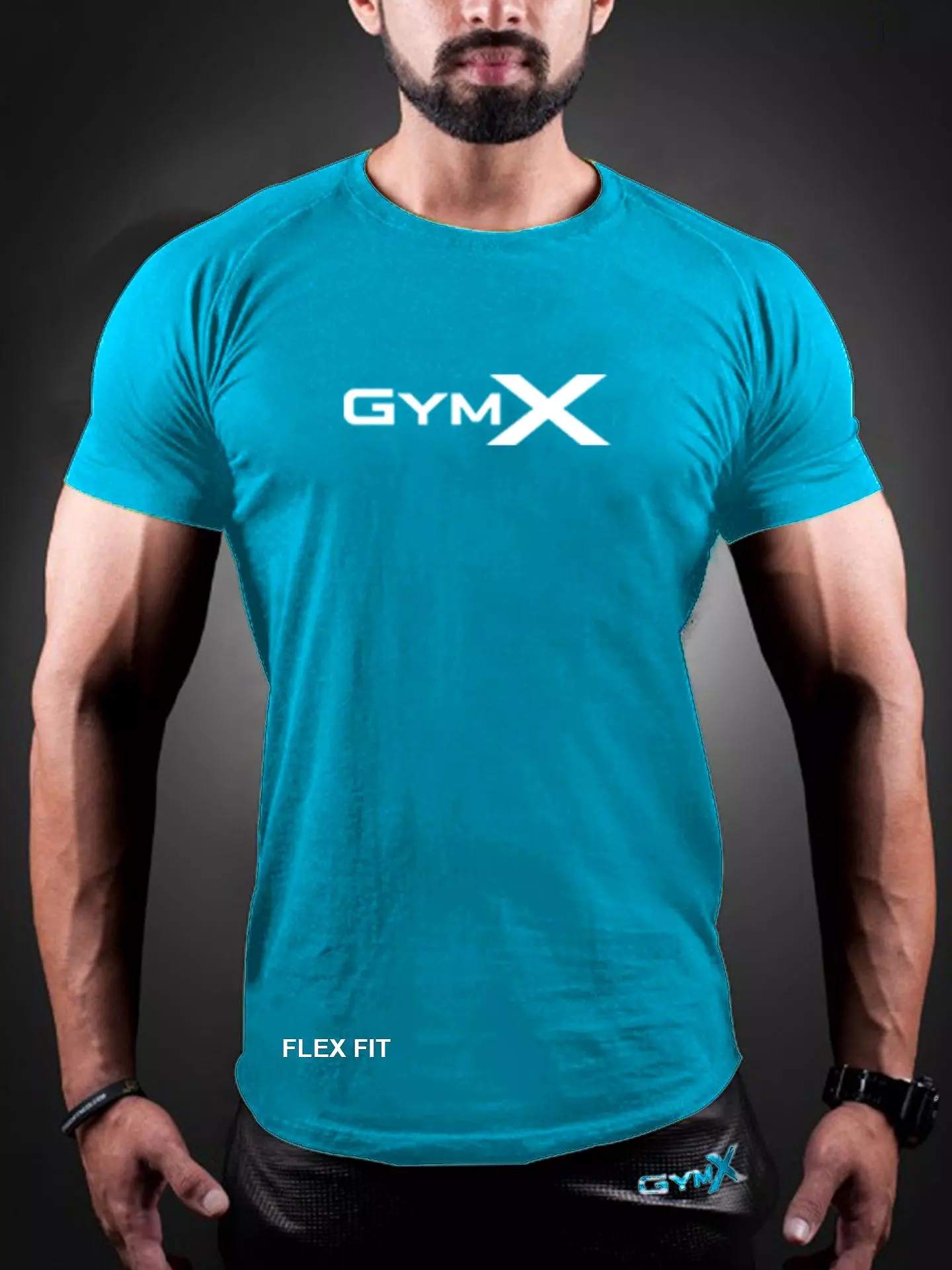 GymX Azure Blue Tee - Sale