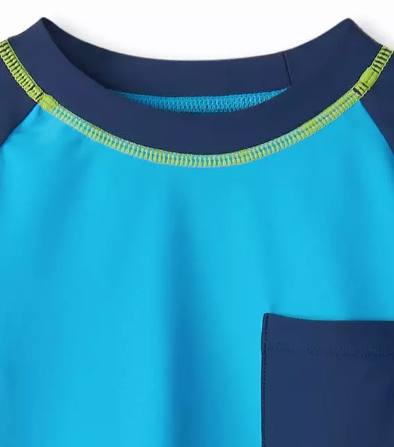 Hatley Malibu Blue Long Sleeve Rashguard