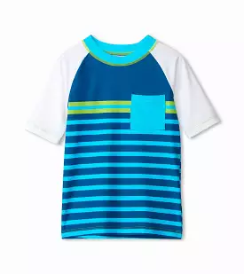 Hatley Sea Stripes Short Sleeved Rashguard