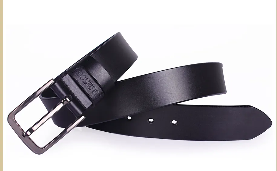 High Quality Genuine Leather Luxury Cowskin Designer Belts