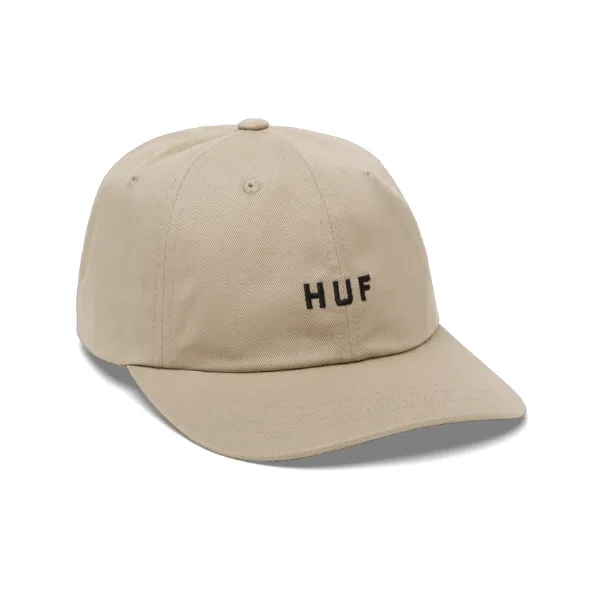 HUF Set OG Curved Visor 6-Panel Hat - Oatmeal