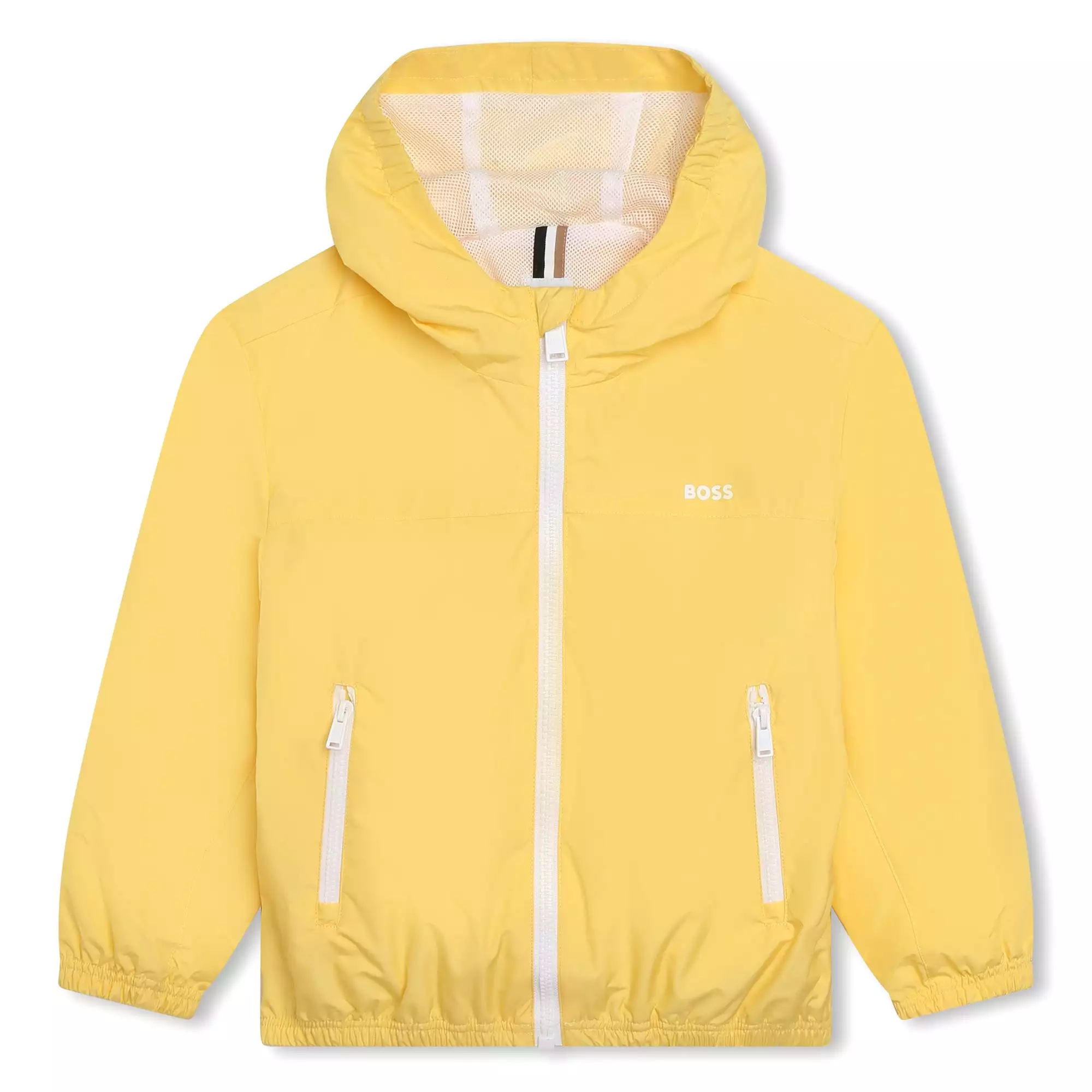 Hugo Boss Boys Hooded Windbreaker _Yellow J26495-528