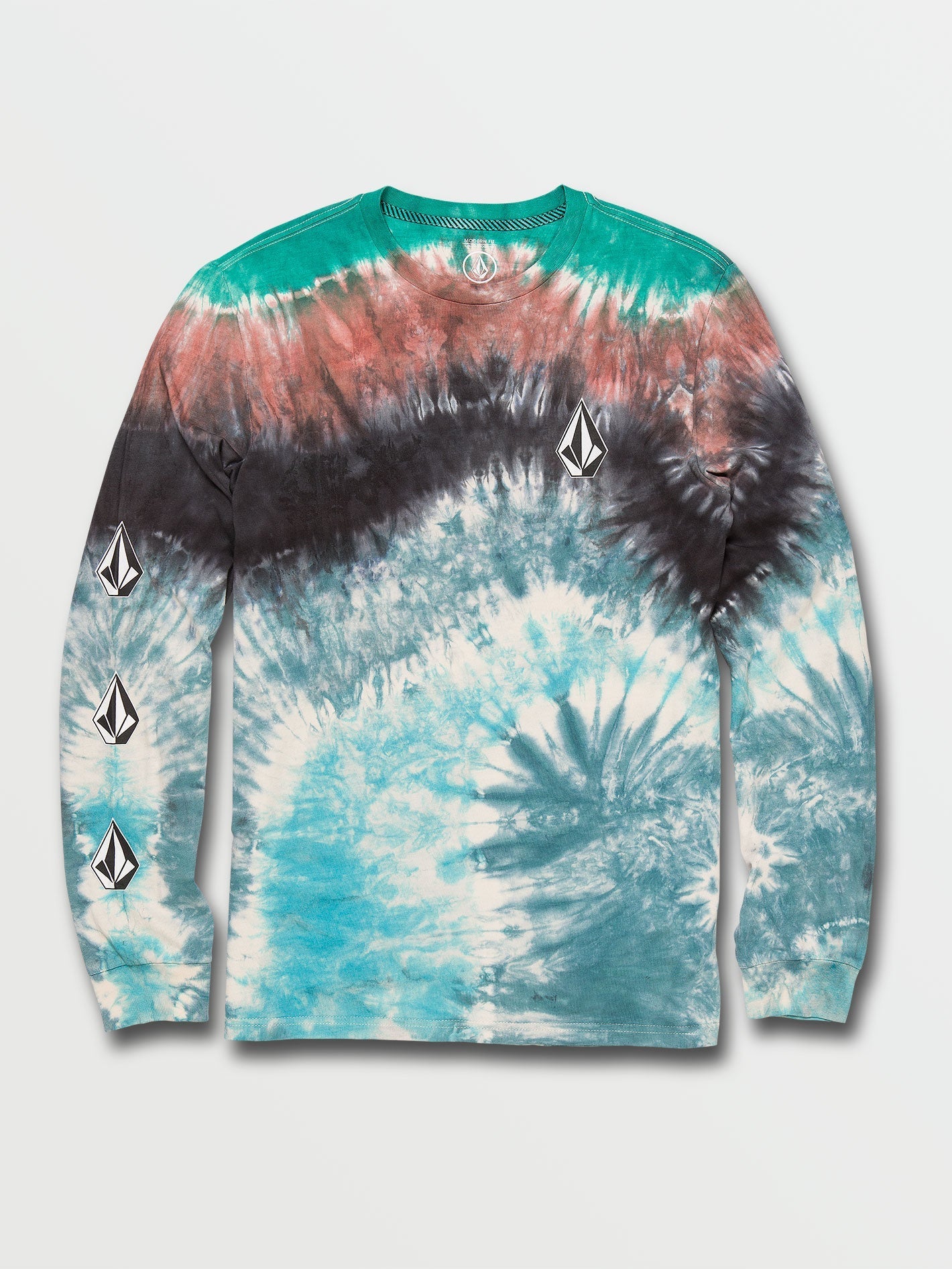 Iconic Stone Dye Long Sleeve Tee - Tie Dye