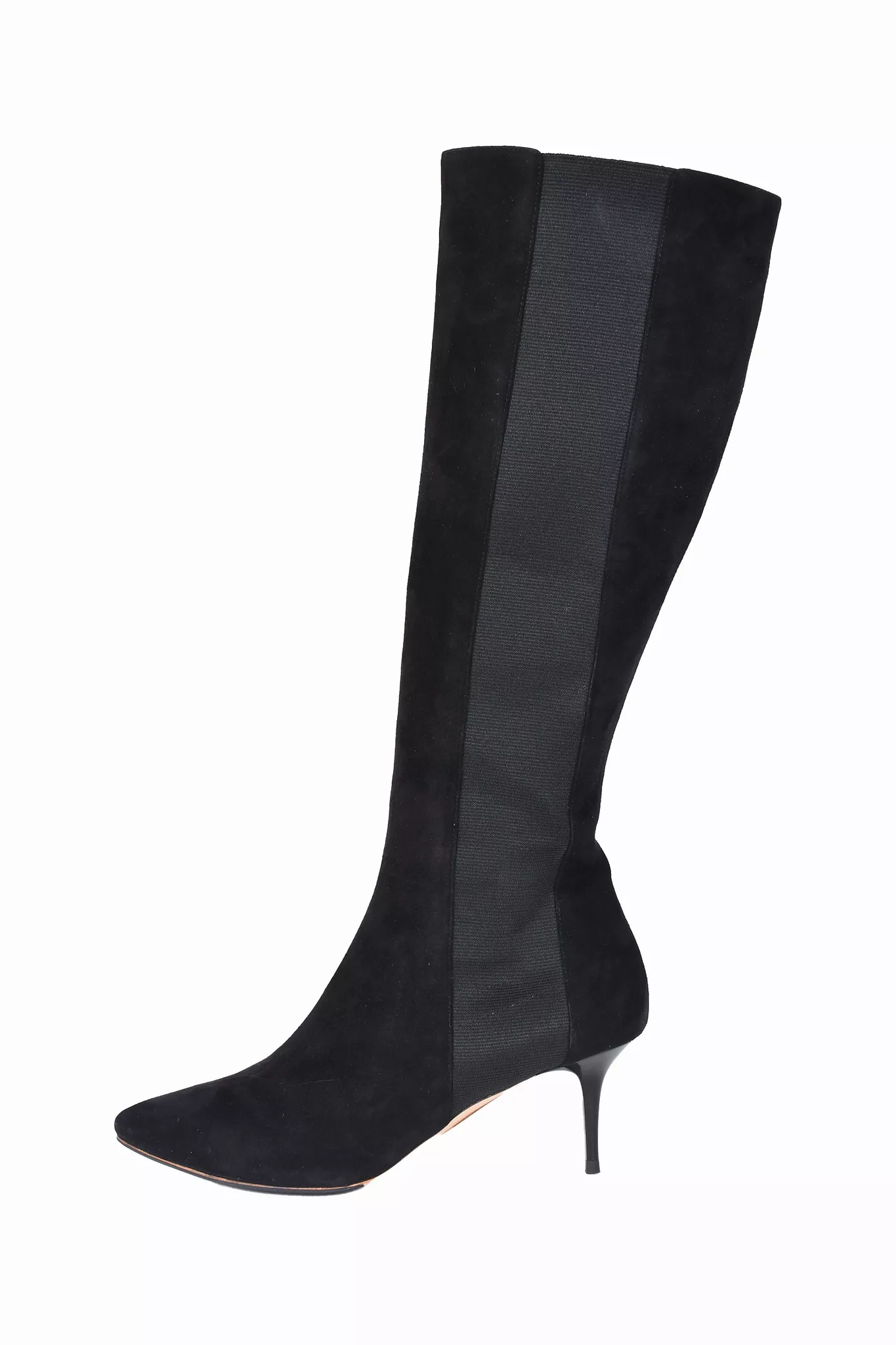 Jimmy Choo Black Suede Heeled 'Faith' Boots Size 40