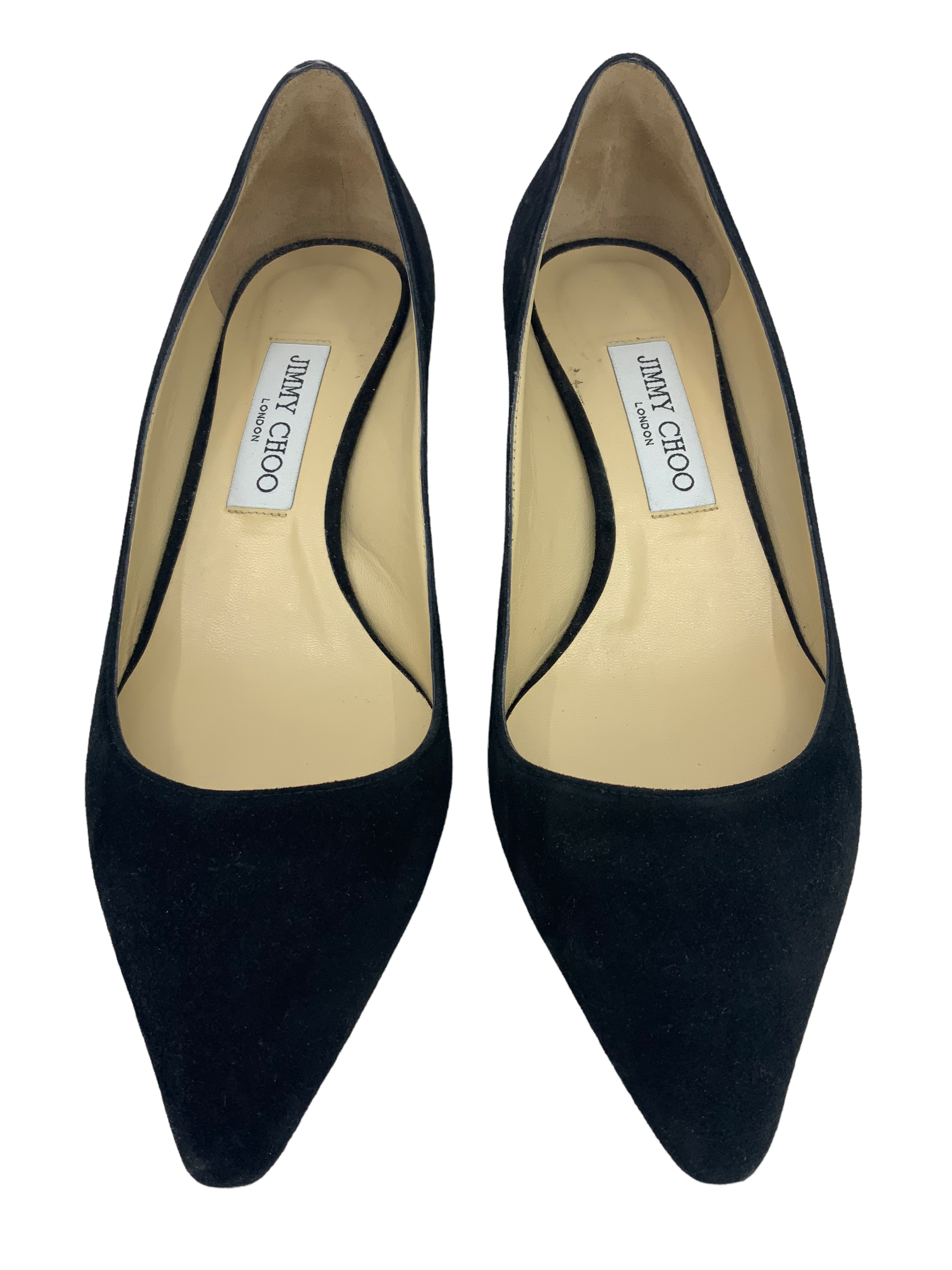 Jimmy Choo Suede Kitten Heel Pumps Size 9.5