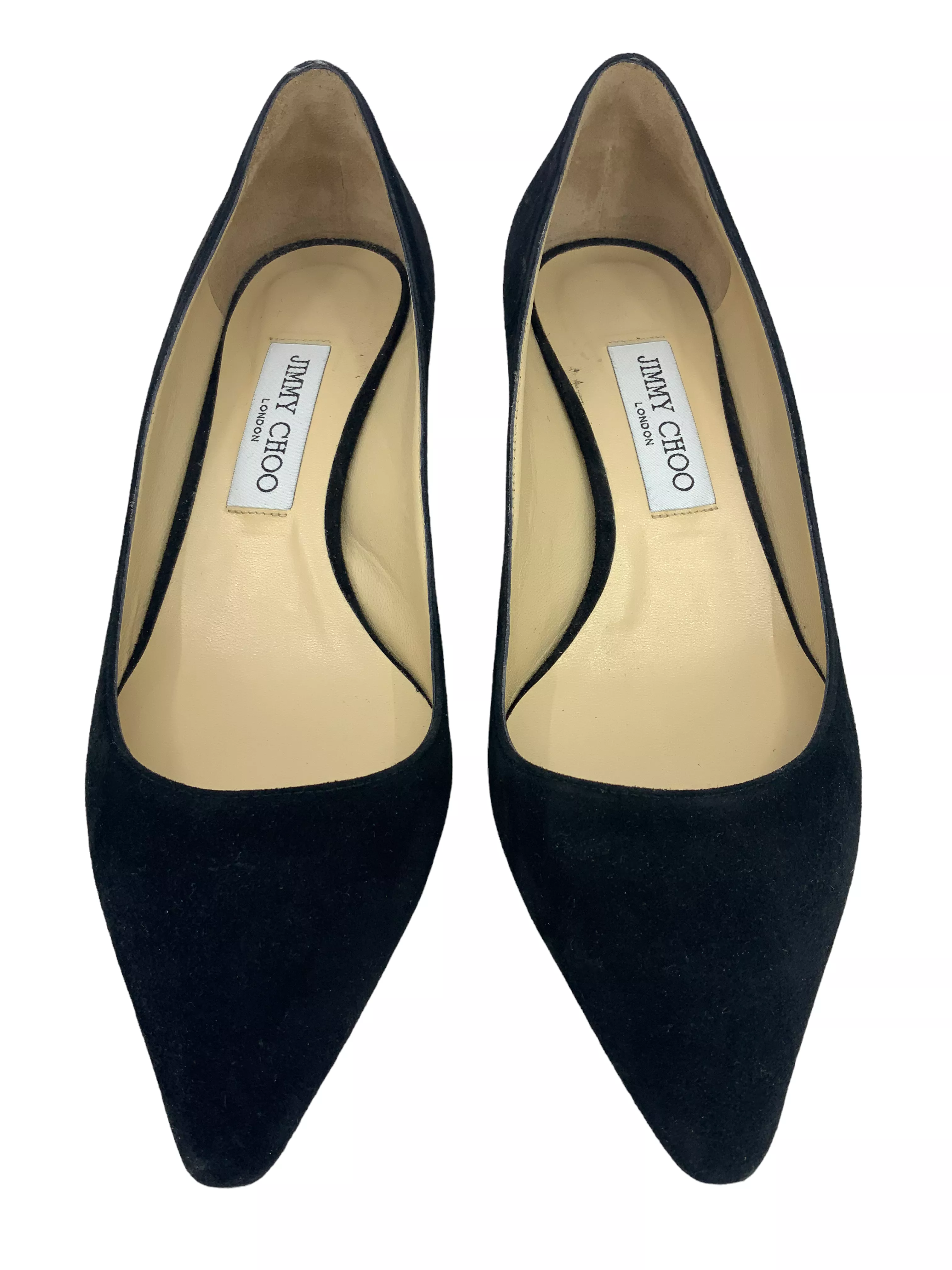 Jimmy Choo Suede Kitten Heel Pumps Size 9.5