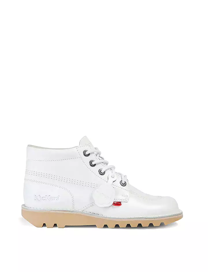 Kickers Kick Hi White Leather