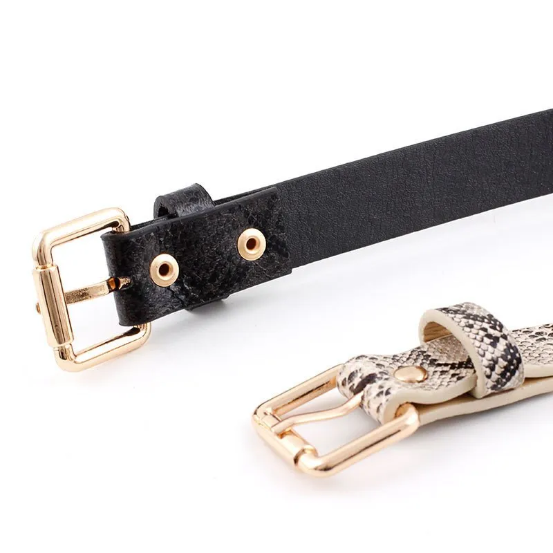 Leather Snake Waist Belt Women 2019 Hot Designer Belts