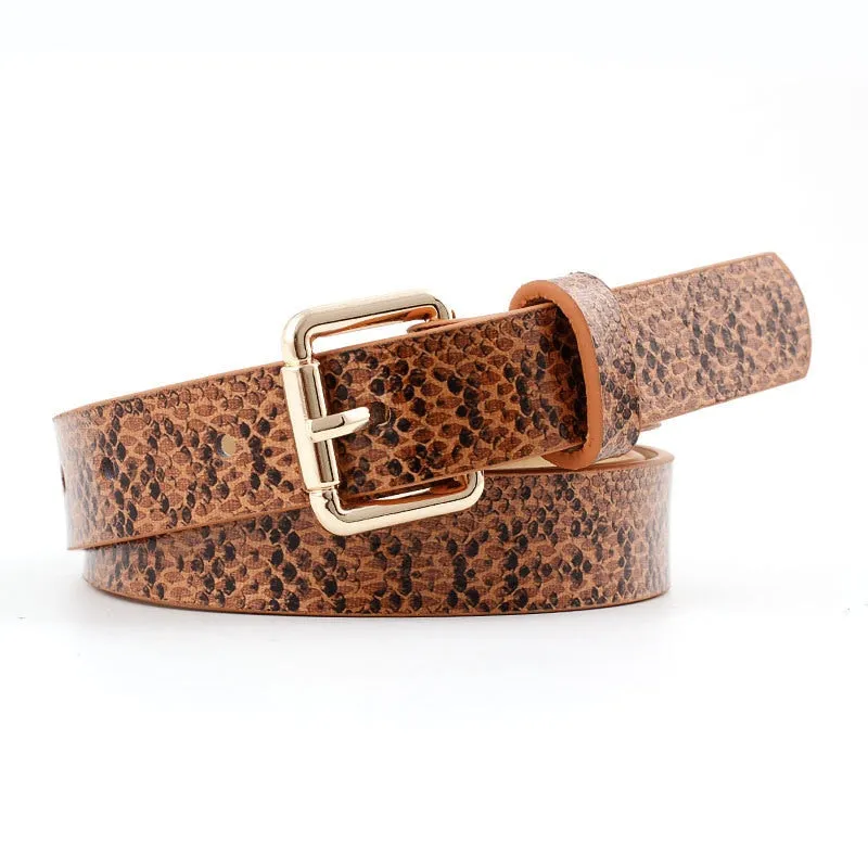 Leather Snake Waist Belt Women 2019 Hot Designer Belts