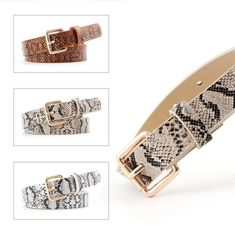 Leather Snake Waist Belt Women 2019 Hot Designer Belts