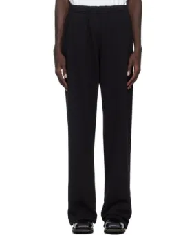 LES TIEN Black Utility Puddle Sweatpants