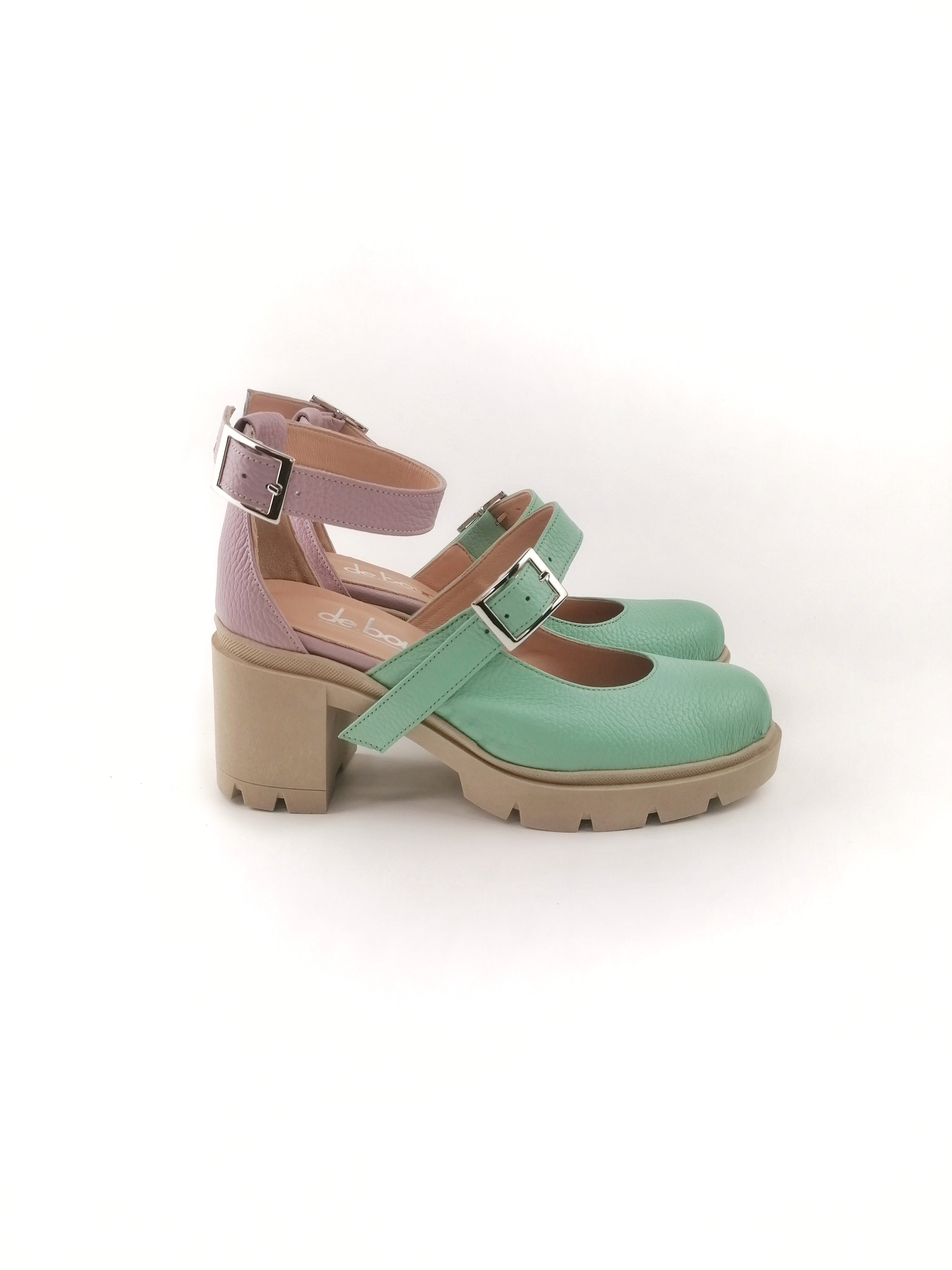 LEXIE MINT/LILAC RUBBER HEELS (7,5C