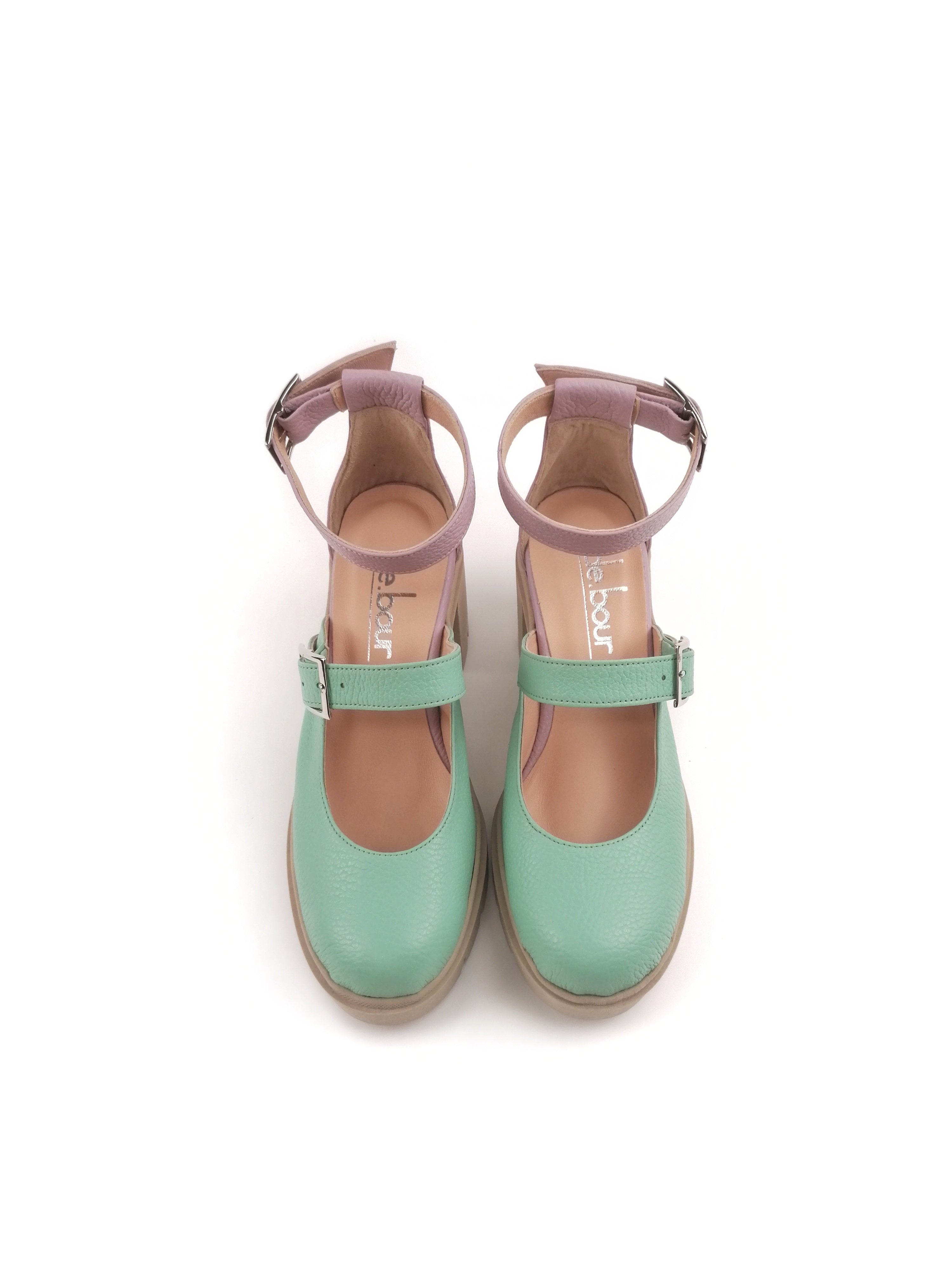 LEXIE MINT/LILAC RUBBER HEELS (7,5C