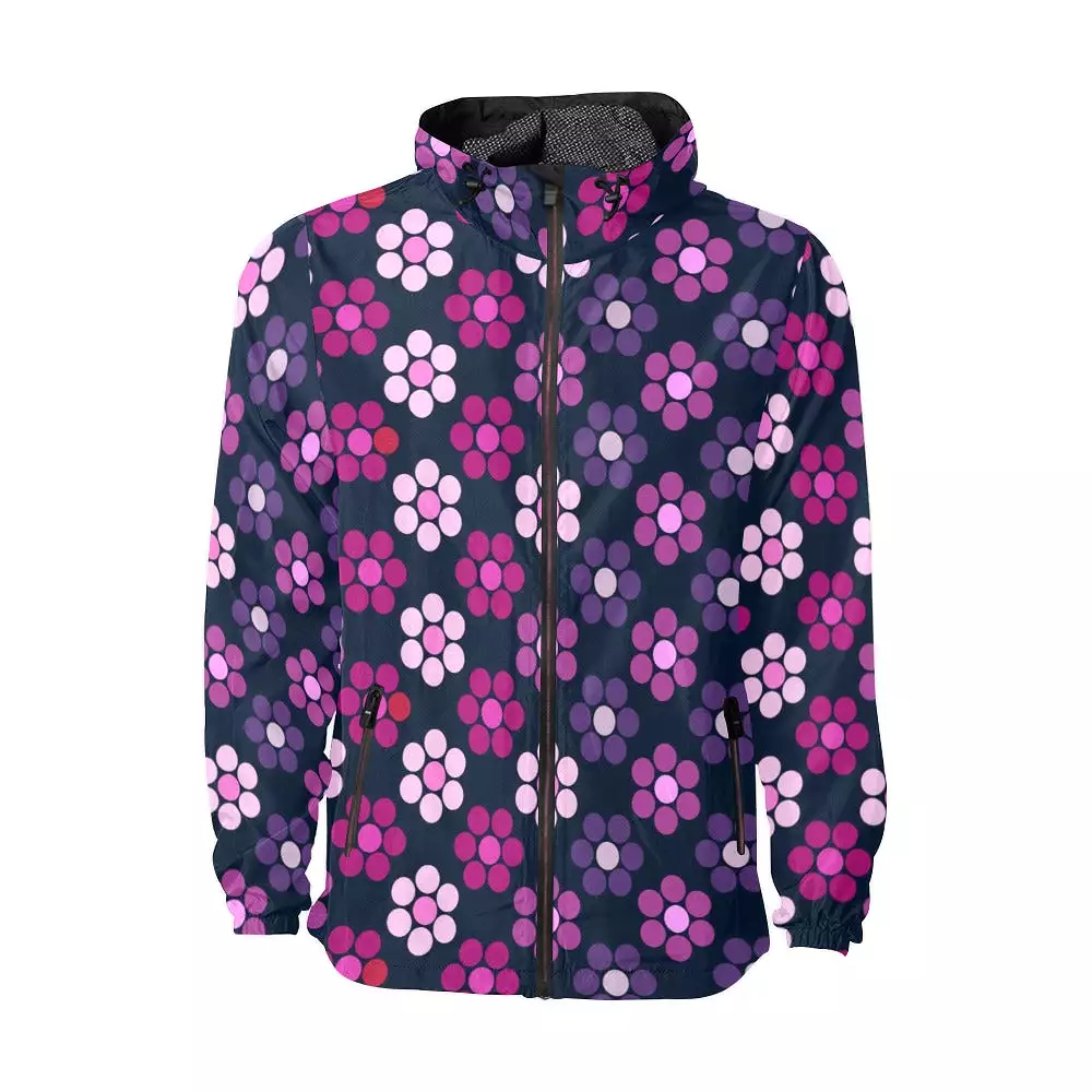 lg lav purple print Unisex All Over Print Windbreaker (Model H23)