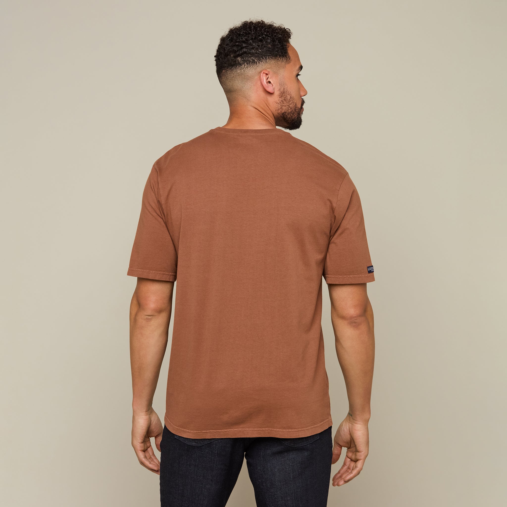 Lucchese Badge Tee :: Tobacco