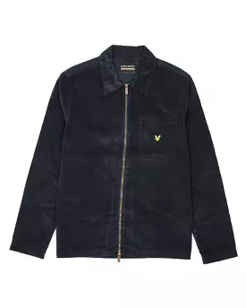 Lyle And Scott Cord Overshirt Dark Navy