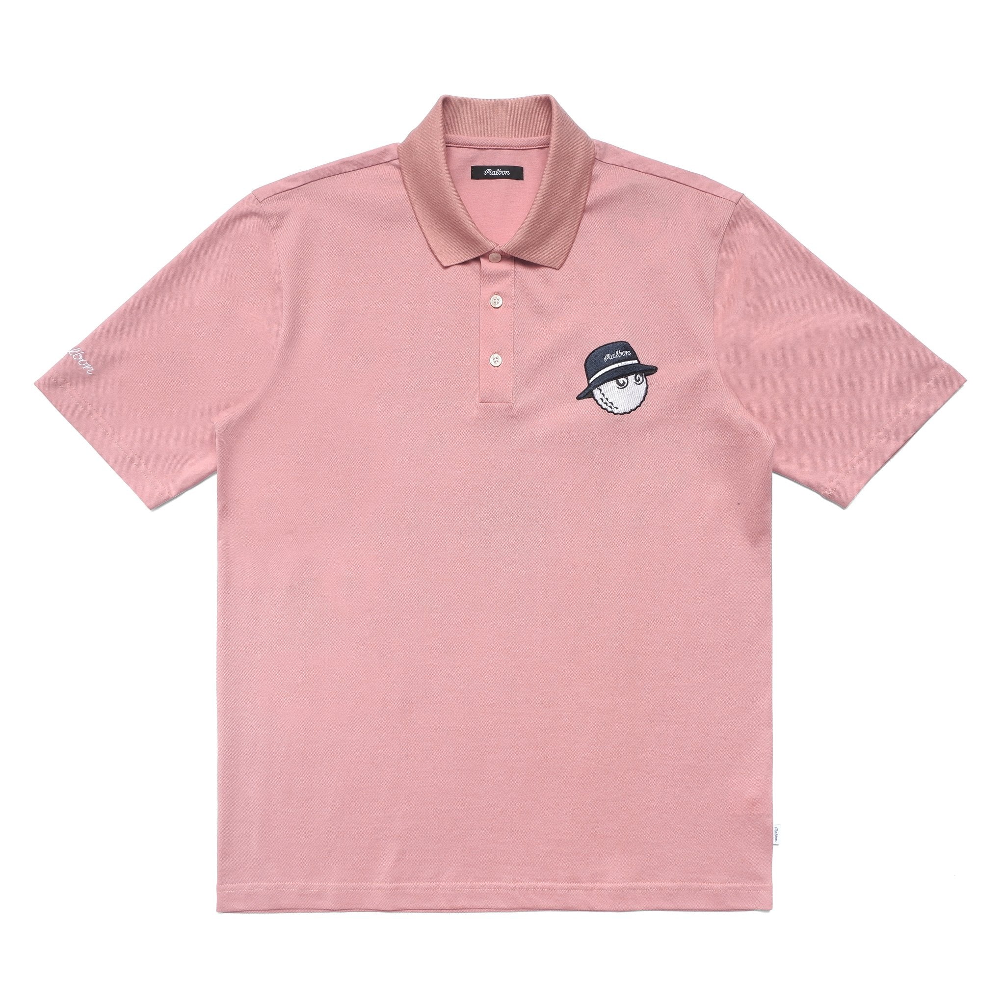 Malbon Golf Cooper Polo - Dusty Rose