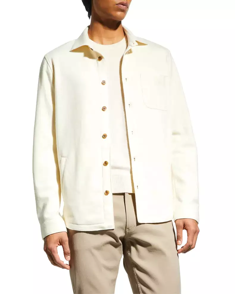 MAURIZIO BALDASSARI Cashmere Felt Overshirt