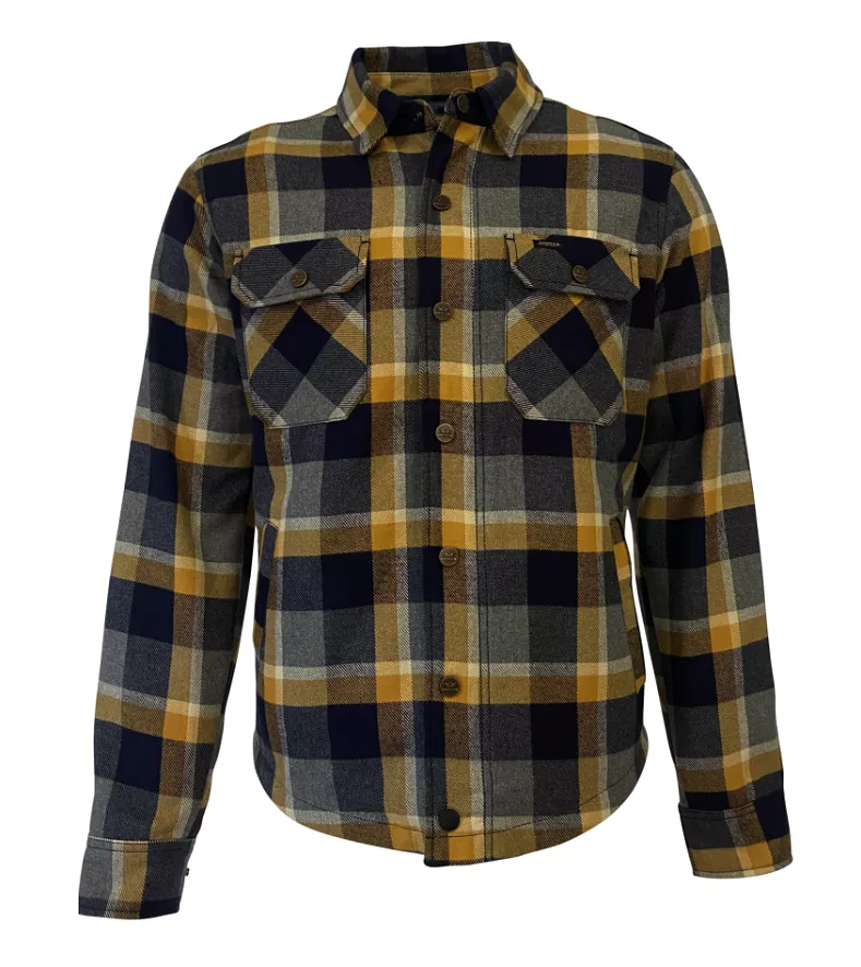 Memphis Rider Shirt, Yellow/Navy