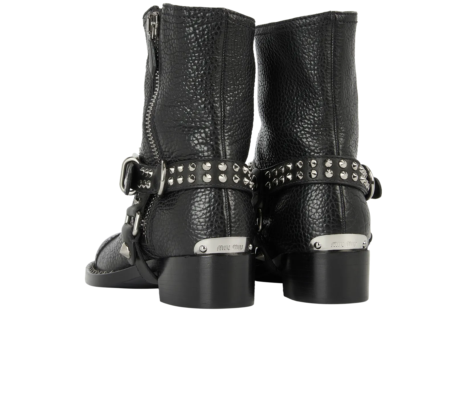 Miu Miu Jewelled Biker Boots