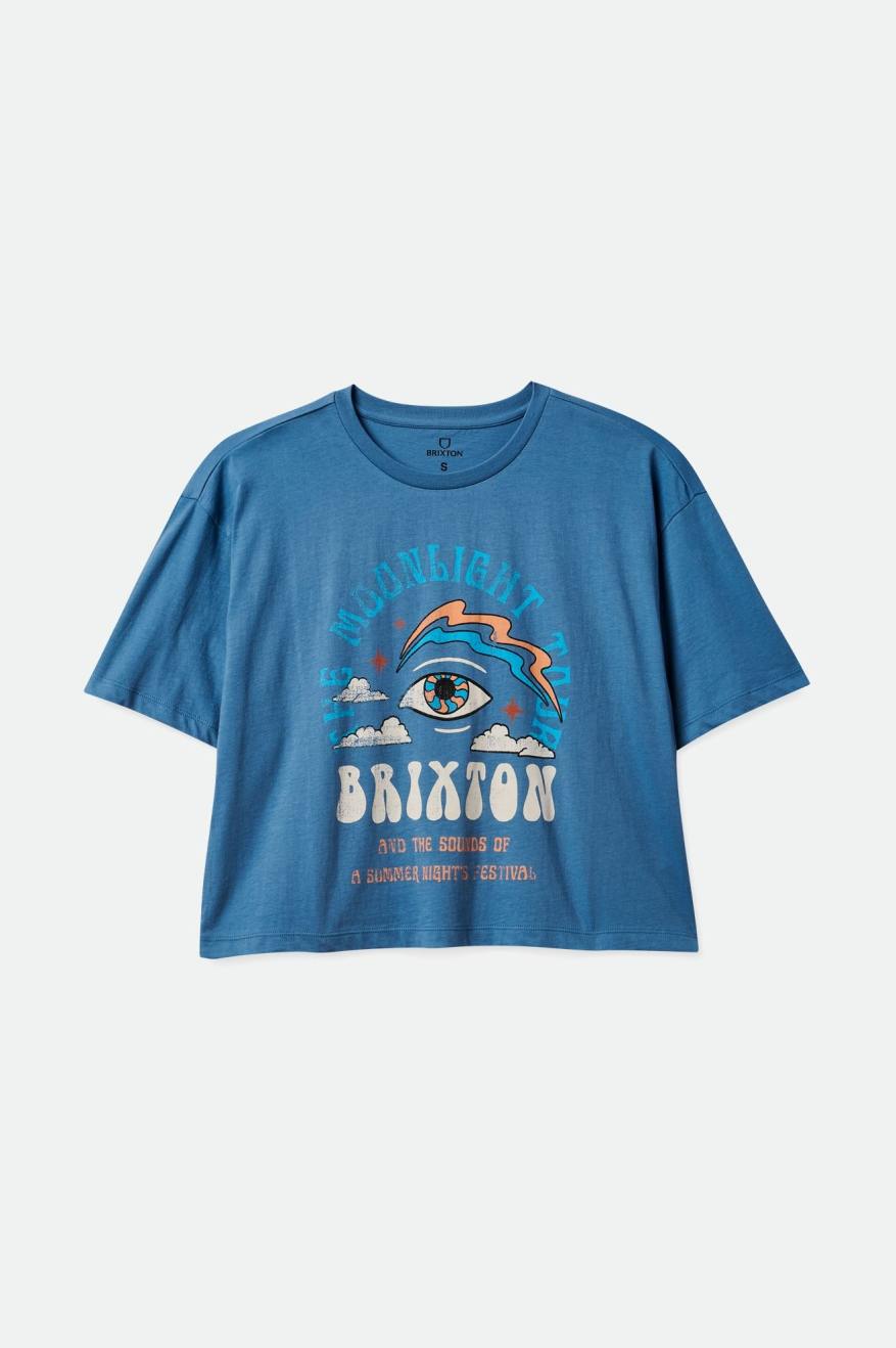 Moonlight Tour S/S Skimmer Tee - Blue Heaven