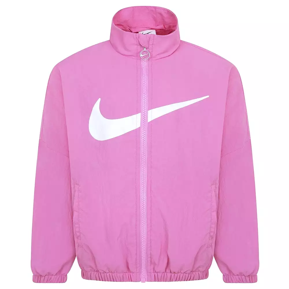 NIKE JUNIOR WINDBREAKER PINK JACKET