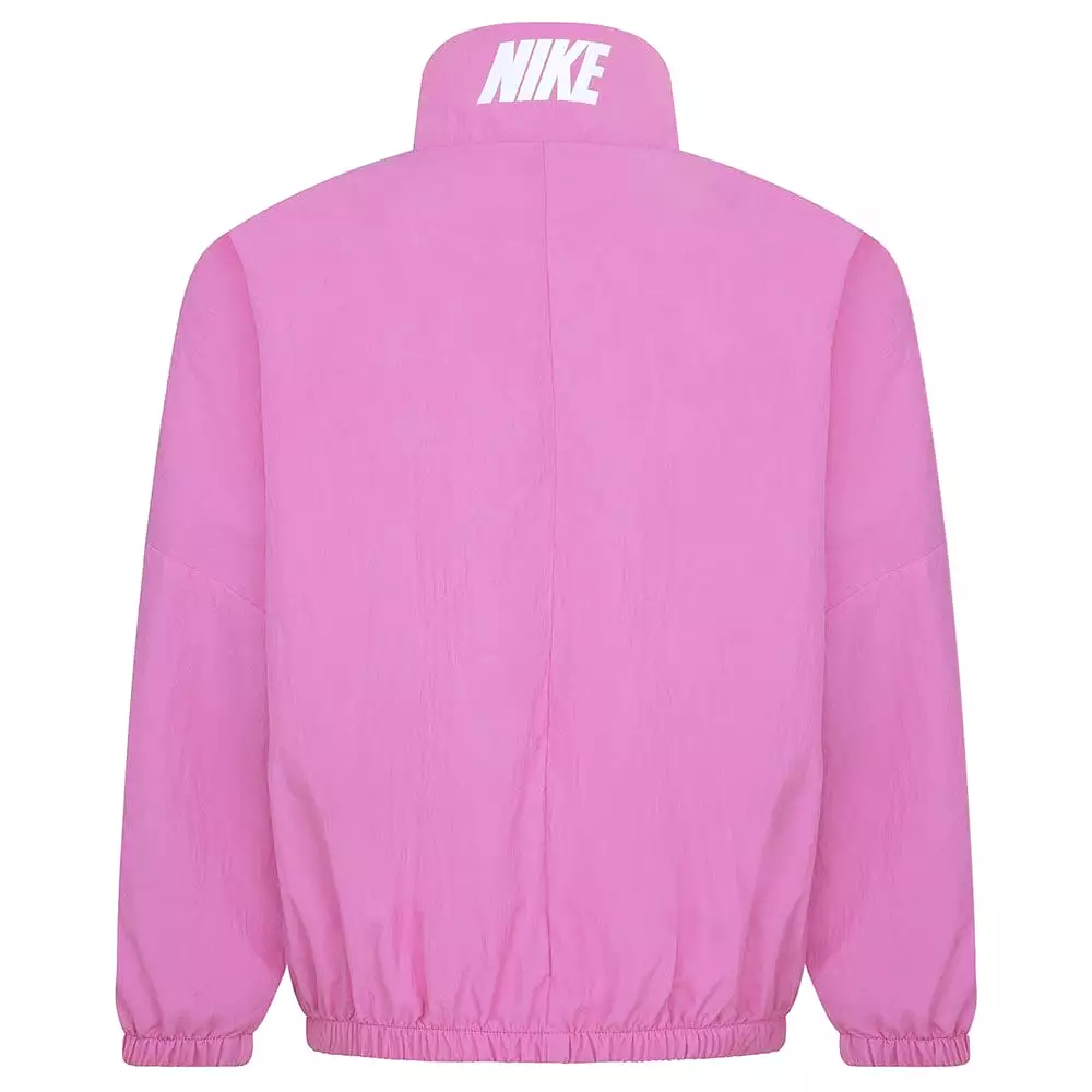 NIKE JUNIOR WINDBREAKER PINK JACKET