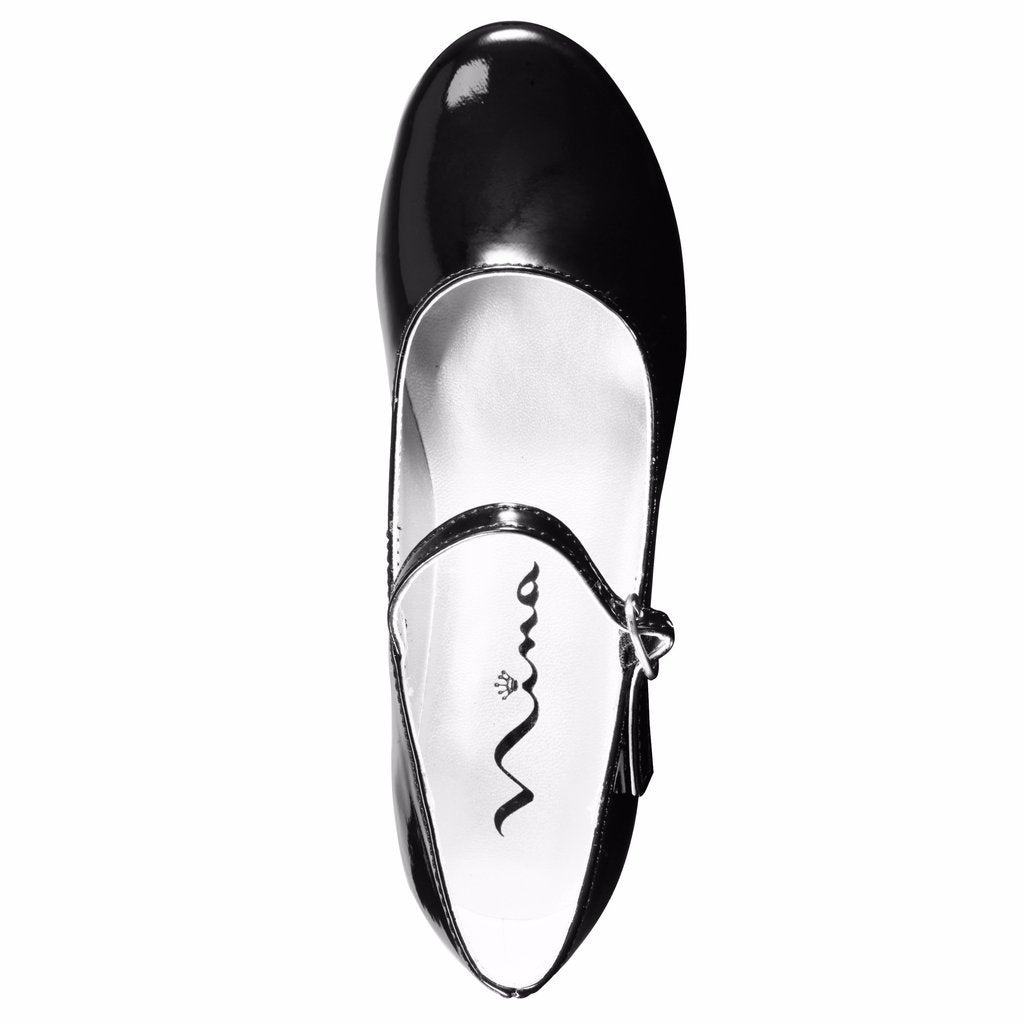 Nina Girl's Seeley Black Patent (Sizes 3.5-6)